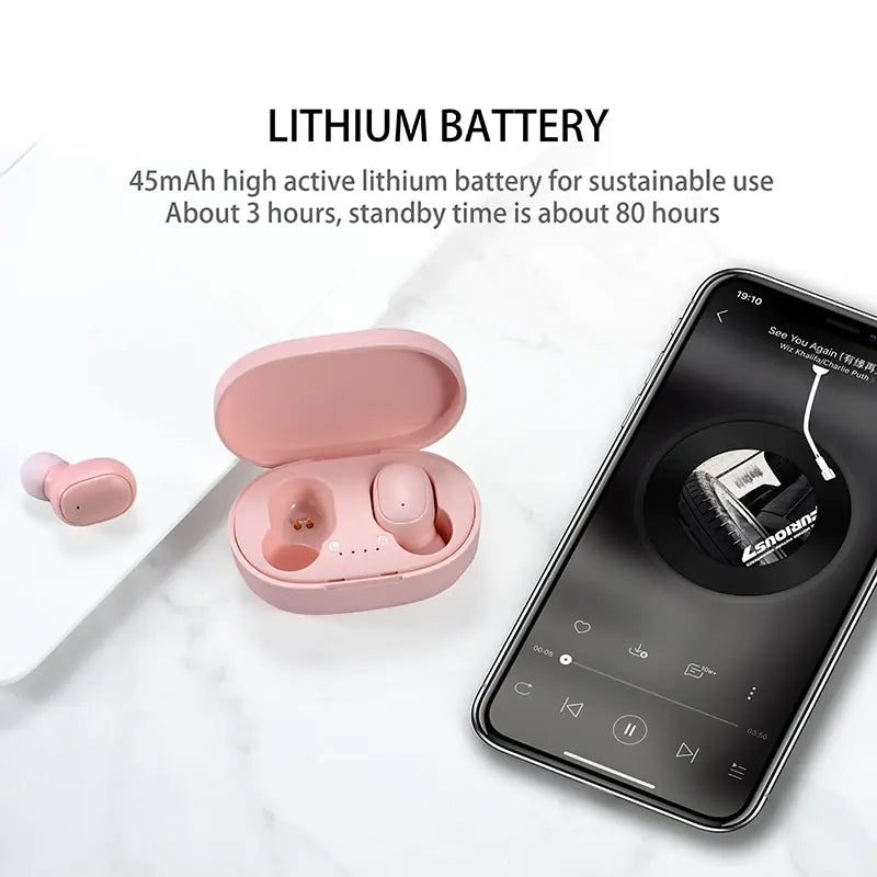 Candy Colored Wireless Bluetooth Earphones